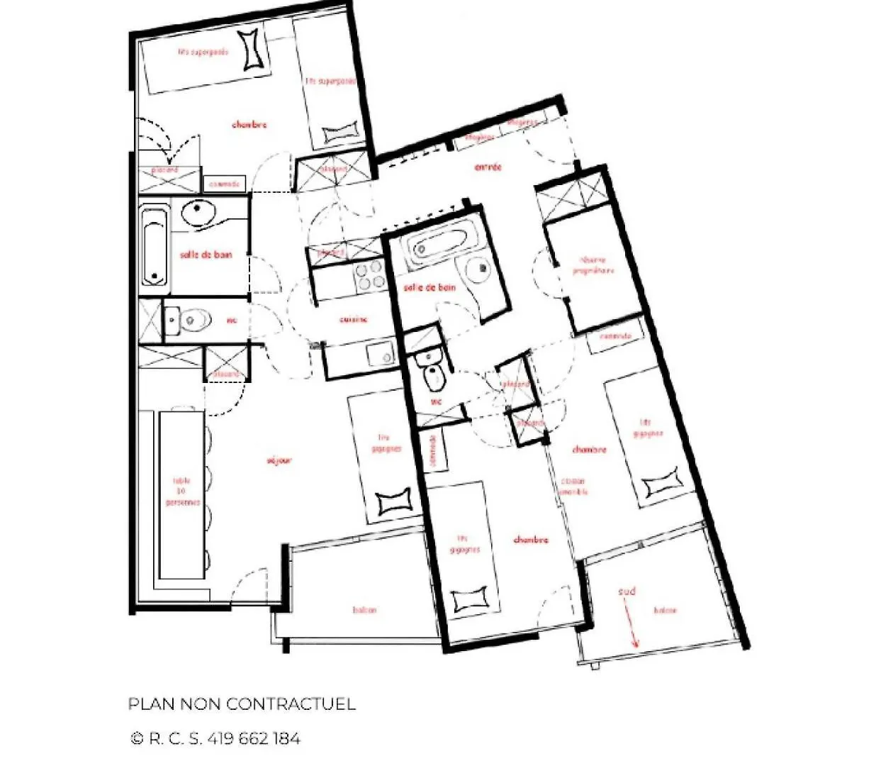 דירה סן-מרטין-דה-בלוויל Residence Origanes - Appartement Pour 10 Proche Des Pistes Aux Menuires Mae-4324